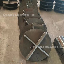 预制桩十字型钢桩尖 国标500锥形 开口型钢混凝土锥型 鑫顺盈厂家