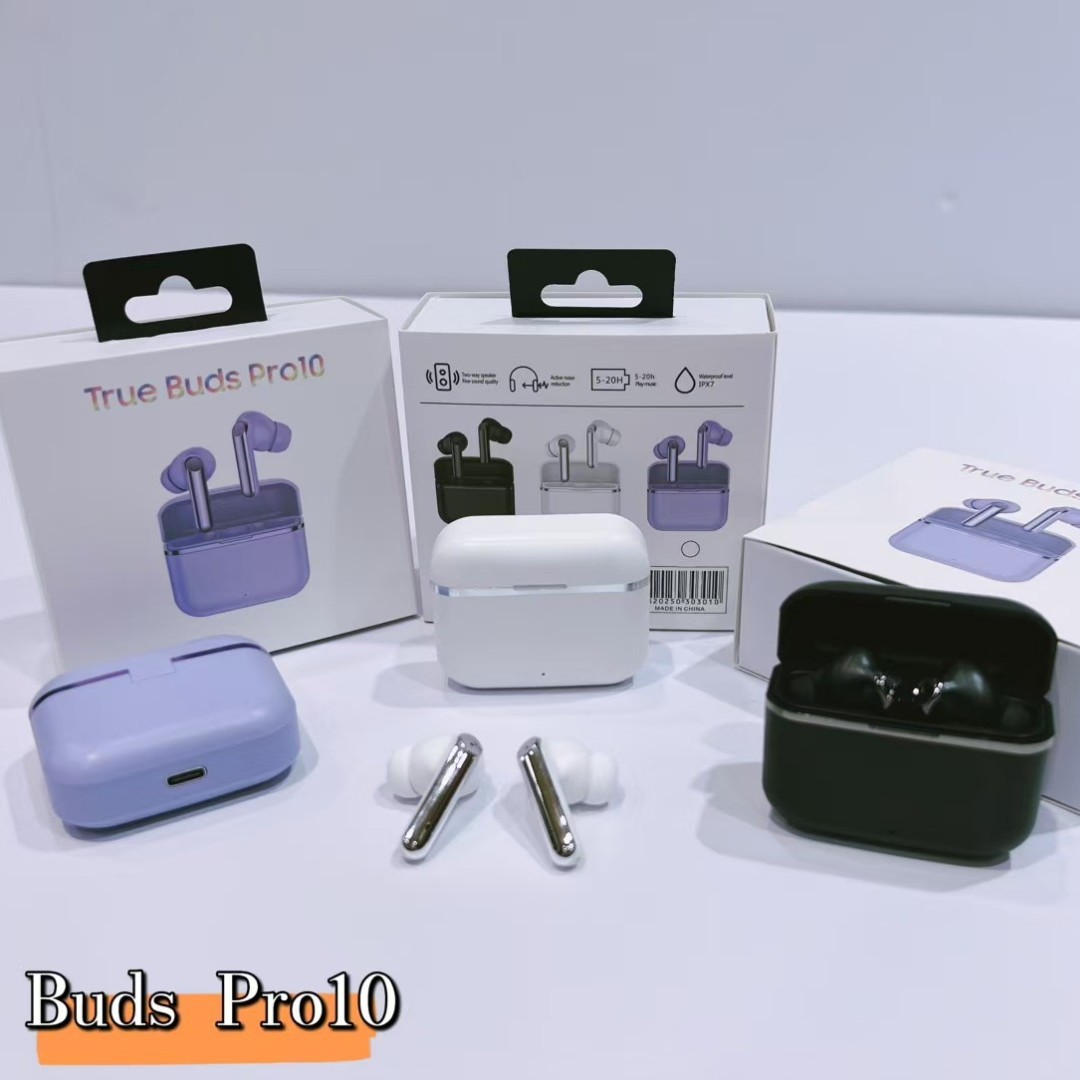 Comercio electrónico transfronterizo comercio exterior venta caliente inalámbrica Buds pro10 auriculares Bluetooth auriculares de música estéreo universal image 5