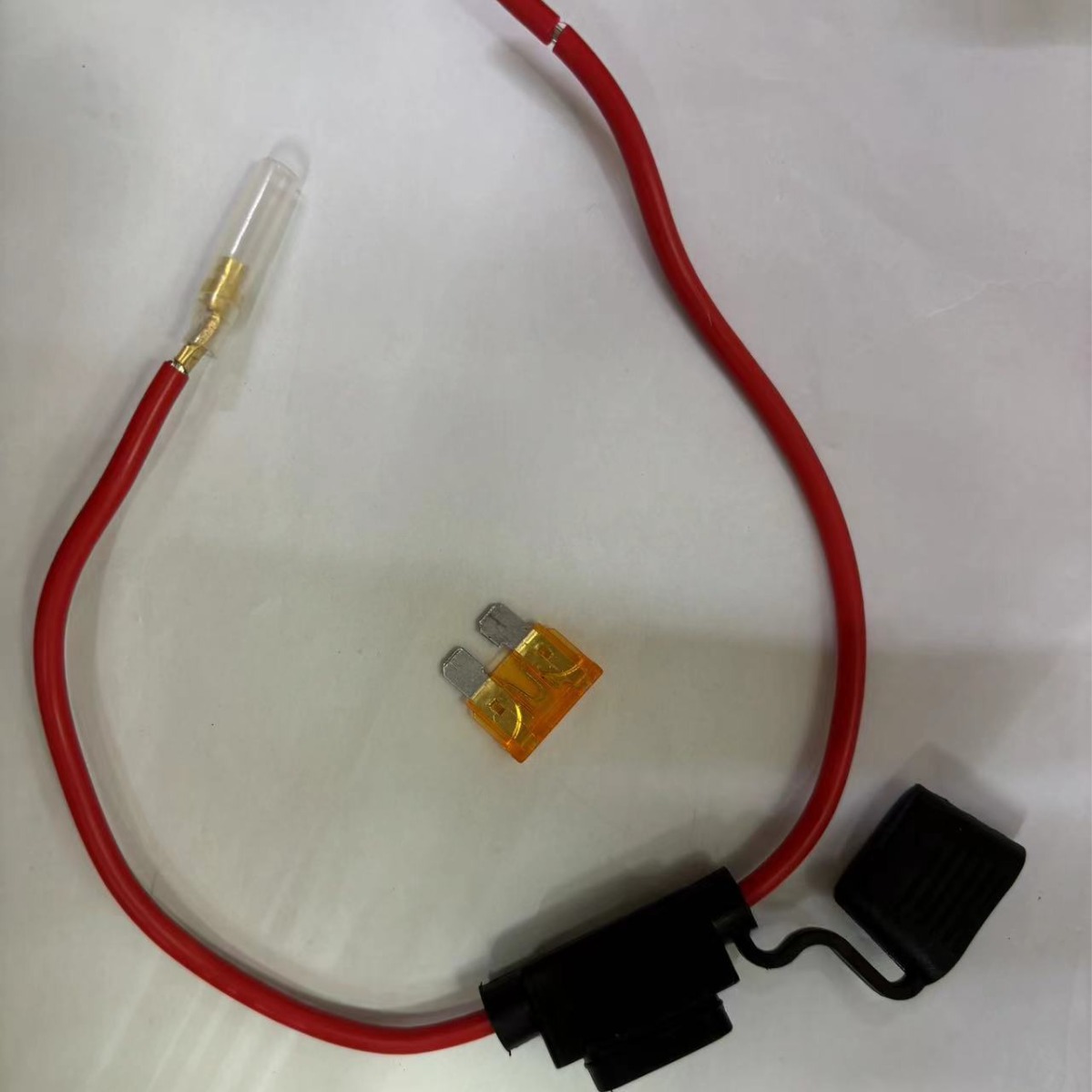 XHX001中12黑头红线35CM防水座打端子汽车保险丝盒厂家直发