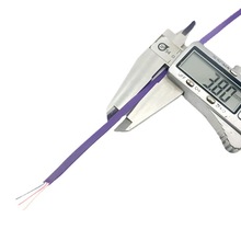 厂家直销1540扁耳机线 TPE面条线2芯 3芯 4芯 5芯漆包线加工上锡