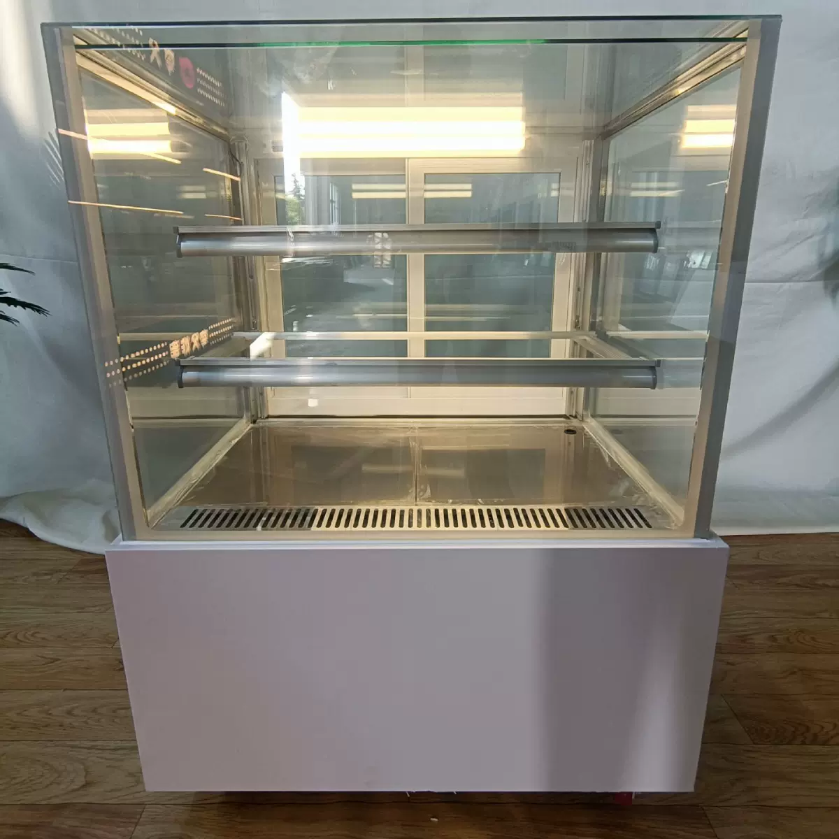 白色后开门冷藏保鲜柜 商用甜品水果冷藏展示柜 立式直角保鲜冰柜