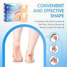 ELAIMEI U���_����|U-SHAPED FELT CALLUS RELIEF PADS