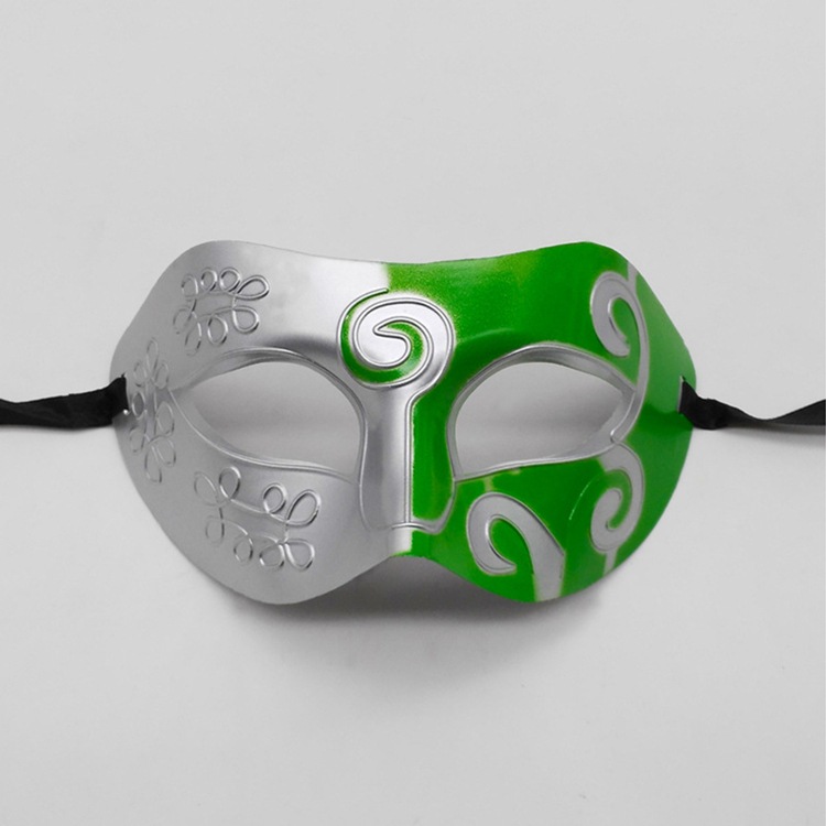 Máscaras de baile de máscaras de príncipe romano máscaras de princesa esculpida máscara de mitad de cara bar nightclub misteriosa máscara de ojos