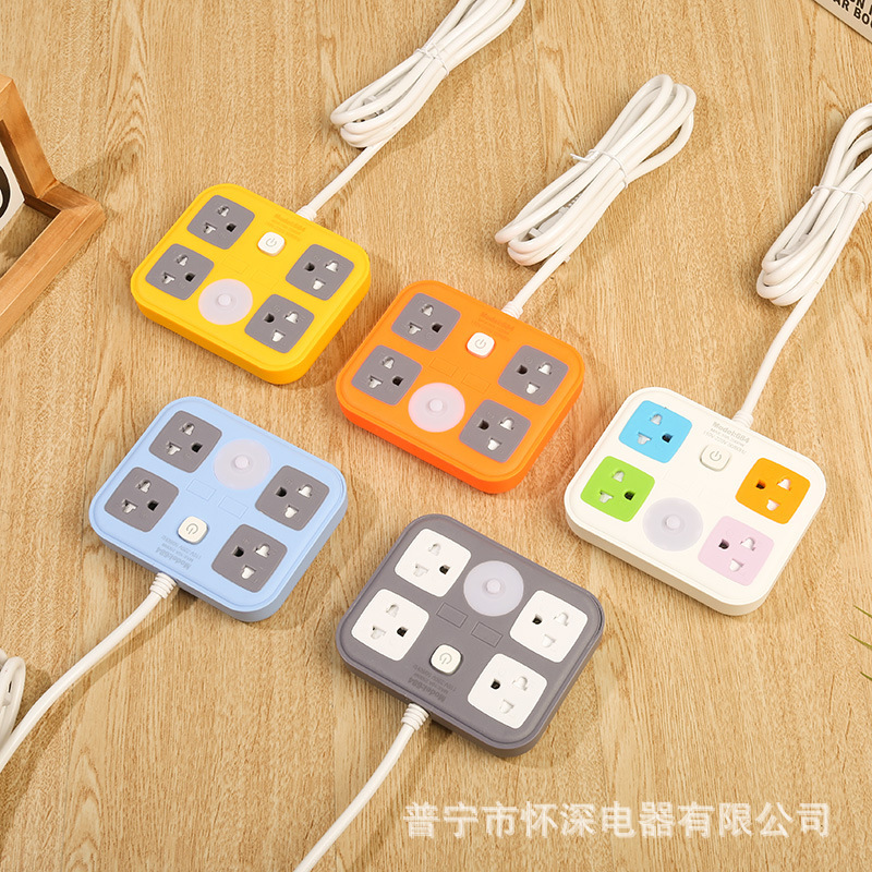 684#685#686#带小夜灯USB插座泰式孔泰国 越南 家用系列 外贸插排