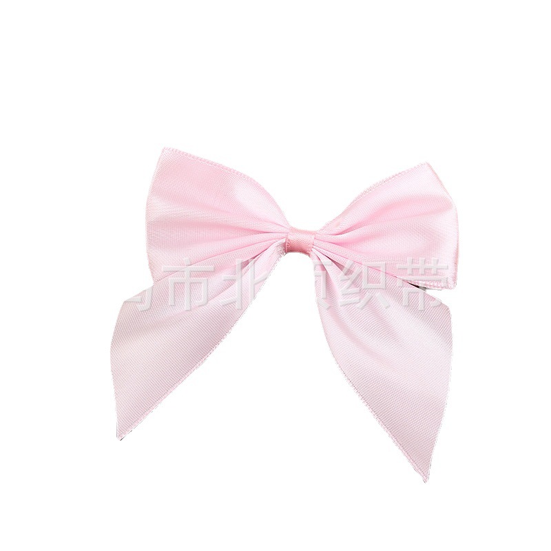 Tela hecha a mano arco doble capa bolsa cintura faja cinta de poliéster arco DIY accesorios para el cabello accesorios de horquilla