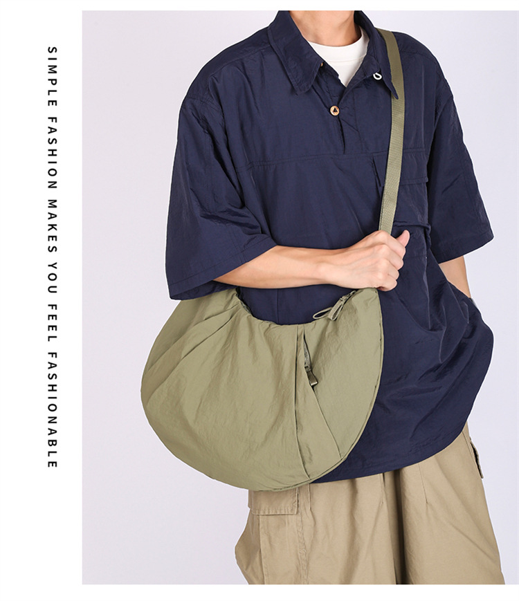 Women's Large Capacity Crossbody Shoulder Bag Simple Tote Bag_voghion.com