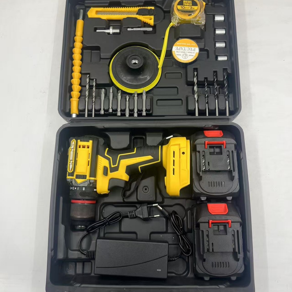 Taladro Inalámbrico con Disco de Pulido 21V Recargable para Pulido y Bricolaje