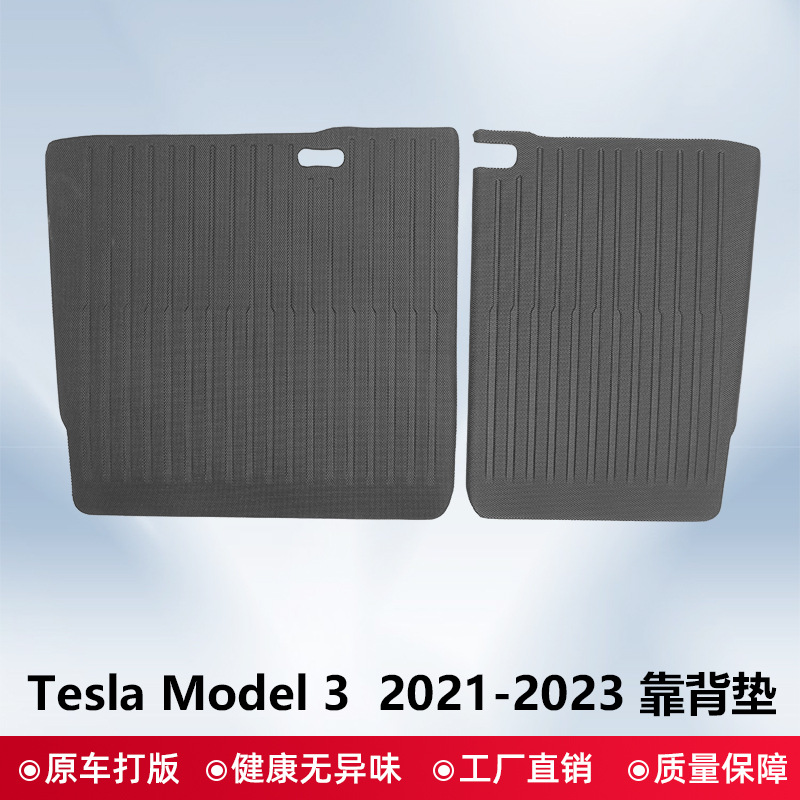 Para 2021 - 2024 Tesla Model Y / Model3 Nuevo 3D todo clima almohadilla de pie XPE