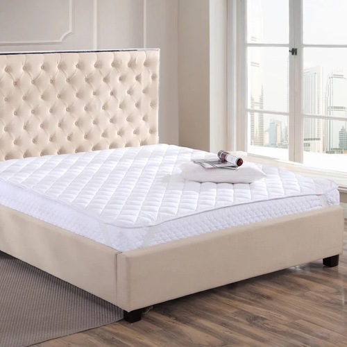Hotel bed protector 100% cotton B&B anti-slip mattress comfort pad sanded hotel mattress protector