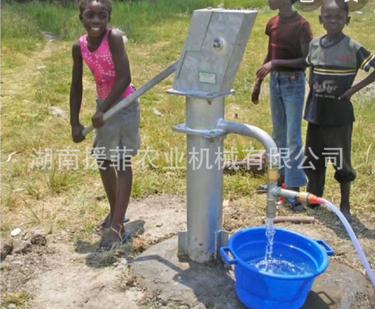 供应出口非洲 手摇水泵  人力水井     手压水井