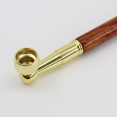 Purple sandalwood cigarette bag pot blood sandalwood golden nan cigarette roll tobacco multi-purpose pipe retro filter tip cleanable bong