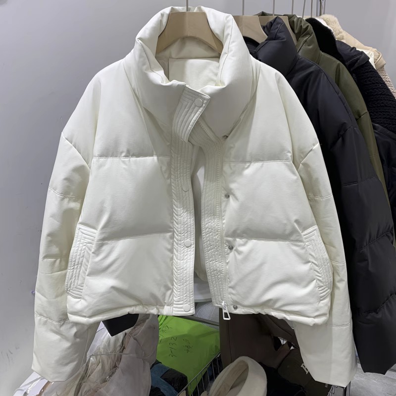 Зимний полиуретановый удерживающий тепло пуховик, бархатная куртка, 2023, подходит для подростков, утиный пух