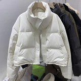 Зимний полиуретановый удерживающий тепло пуховик, бархатная куртка, 2023, подходит для подростков, утиный пух