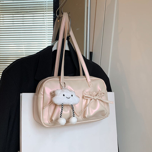 Fashionable Commute Large Capacity Bag for Women 2025 New Trendy Student School Shoulder Bag Casual Handheld Tote Bag