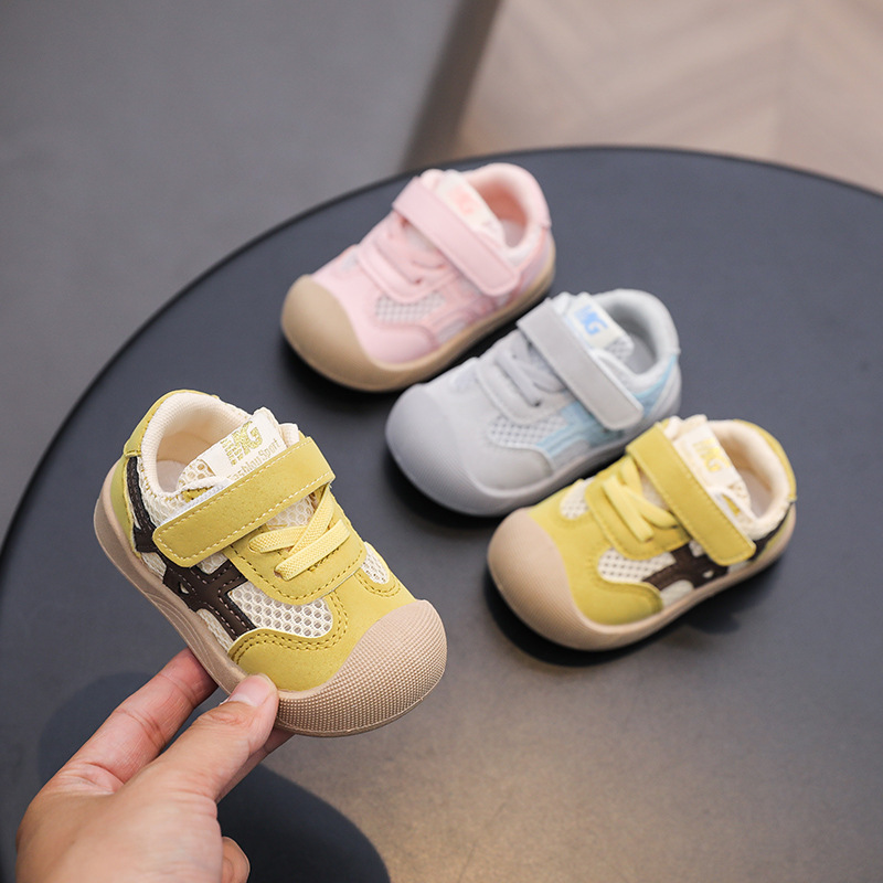Spring, Summer, and Autumn Soft-Soled Sports Shoes, New Baby Mesh Shoes, Toddler Shoes for Boys and Girls, 1 to 3 Years Old, Casual Sneakers for Toddlers