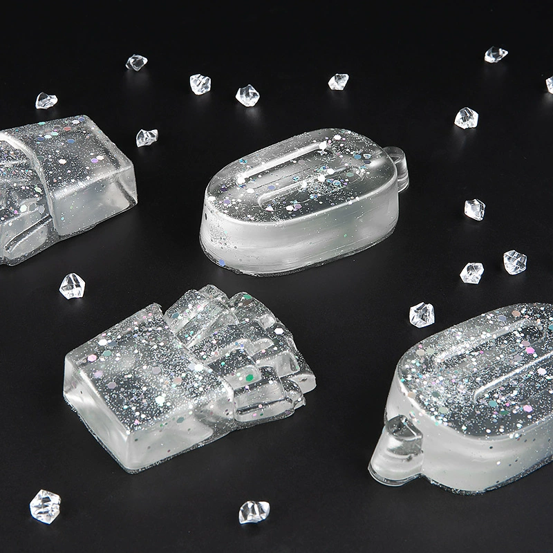 Оптовые игрушки для снятия стресса от производителя: прозрачные игрушки для снятия стресса в виде картофеля фри и мороженого, развивающие игрушки с функцией сжатия, скидки.