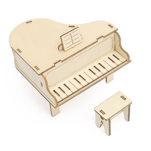 Technology small production DIY piano music box handmade science experiment big children steam education learning teaching aids