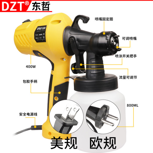 Factory direct sales of high-pressure electric spray gun, disinfectant alcohol spray, European and American standard portable electric spray gun