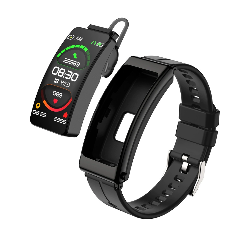 Умный браслет, наушники, часы, bluetooth, 2 в 1