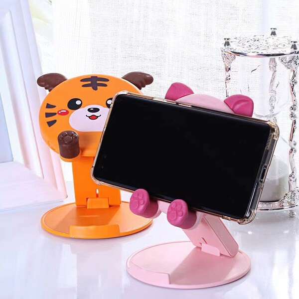 Cartoon cute folding handheld universal phone holder