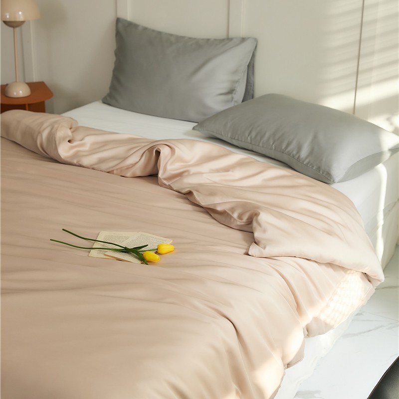 100本のlf蘭精天糸布団カバー単品純色枕カバー裸睡眠ライゼル繊維シーツシーツシーツ単品夏