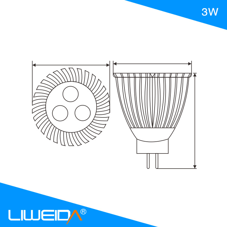 MR16/GU10�����LED��� 3w/5w 12v���ɫLED�ɵ����컨��۹��