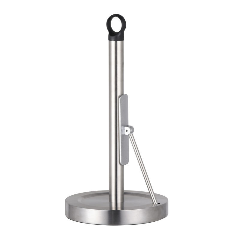Cross-Border Stainless Steel Kitchen Paper Roll Holder, Vertical Paper Towel Holder, Plastic Wrap Holder, Paper Towel Stand, Paper Towel Storage Rack