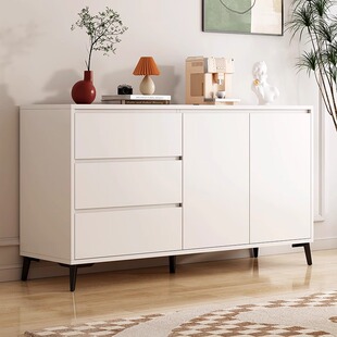 Three Wood Light Luxury Bucket Cabinet Bedroom Wall Storage Bedroom End Cabinet Household Simple Multi-drawer Storage Five-drawer Cabinet