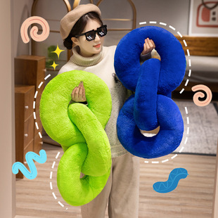 Cute and Comfortable Ring Pillow Girls Sleeping with Legs for Lunch Break Pillow Cushion Plush Toy for Holiday Gifts