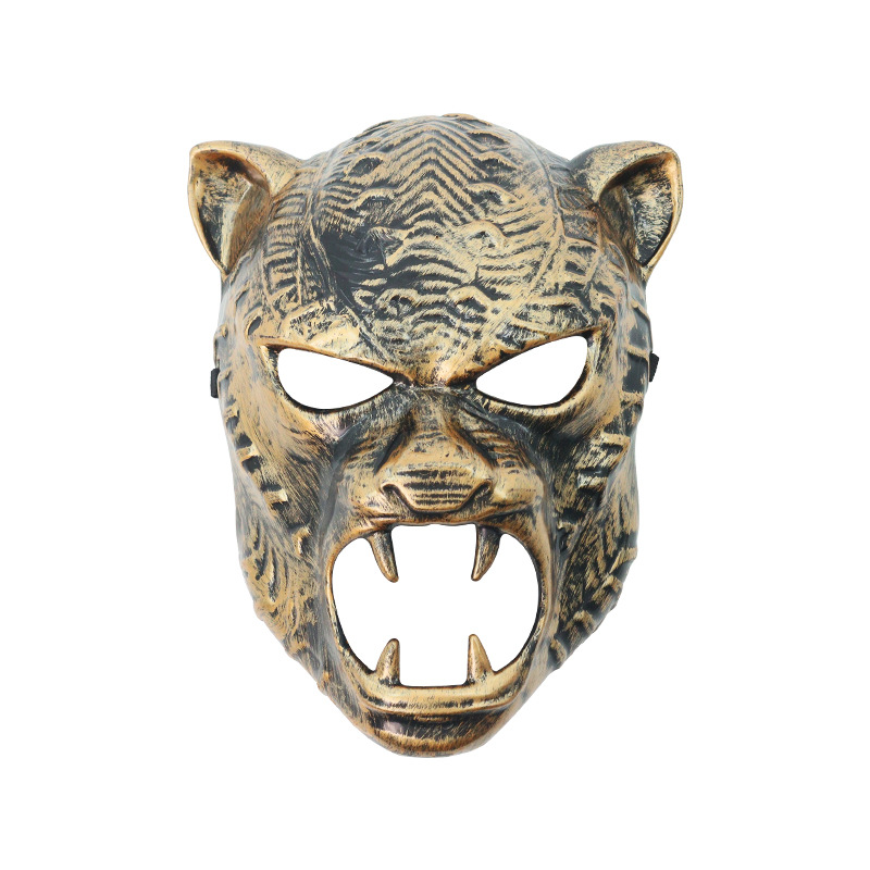 Máscaras vintage de animales para Halloween, estilo horror, populares entre influencers, accesorios para fotos.