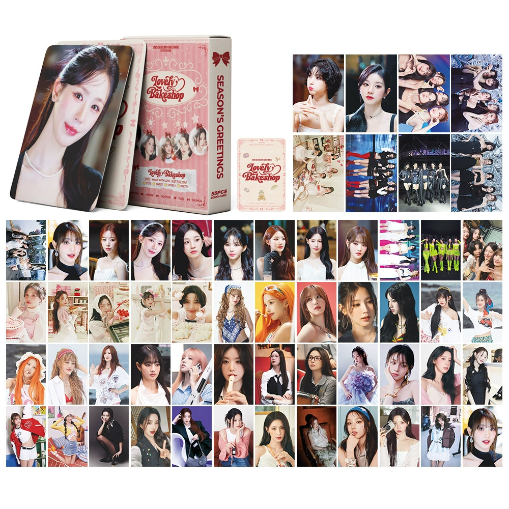 GZ эксклюзивный набор фото-карт, всего 55 карточек, корейский стиль KPOP периферия LOMO фотокарты