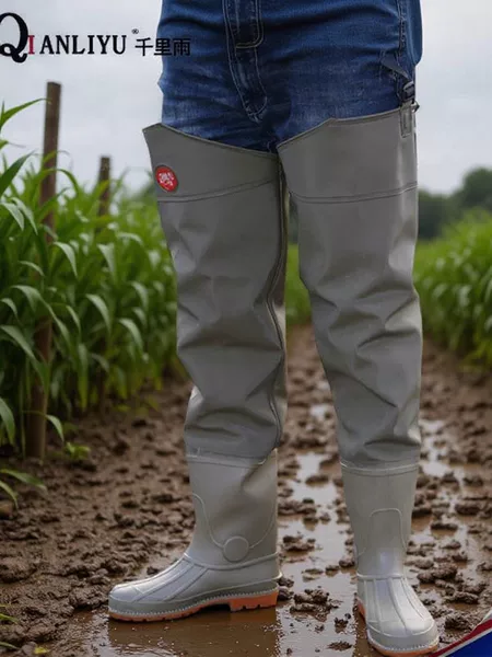 Wholesale Fishing Pants from the Manufacturer, Half-Leg Fishing Pants, Wading Pants, Blood-Proof Pants, Planting Pants, Fishing Half-Waist Wading Pants