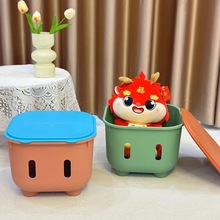 居家杂物收纳筐玩具书籍收纳箱加厚收纳桶整理盒衣裤储物盒收纳筐