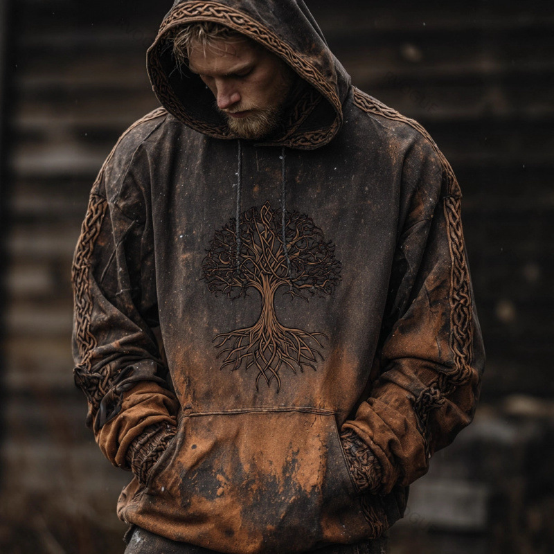 Cross-Border Foreign Trade New Product Hooded Sweatshirt 3D Digital Templar Print Men's Hoodie Manufacturer Wholesale 1