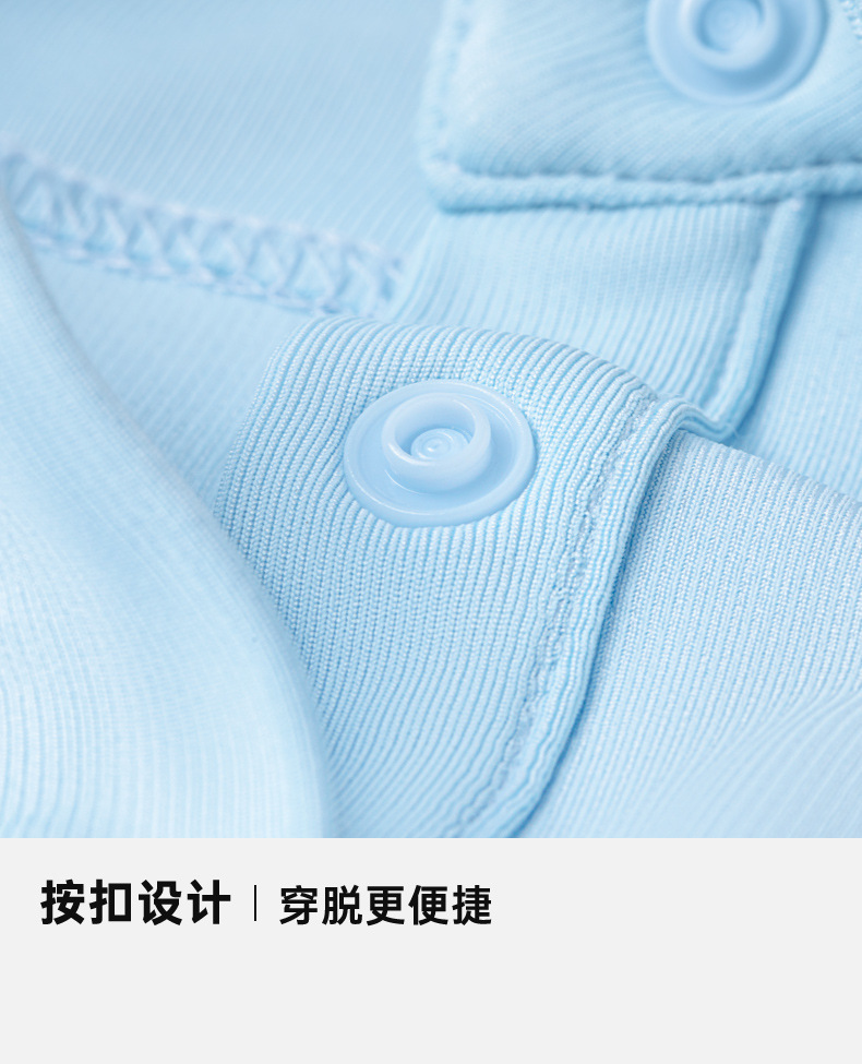 Áo polo dài tay đồng phục golf in logo miễn phí — Bộ đồ caddie nữ [Quần trên màu xanh nhạt] YF848 KUZ210/209, Bộ đồ caddie nữ [quần áo màu xanh nhạt] YF851 KUZ210/209, Bộ đồ cùng mẫu cho nam tùy chỉnh, Bộ đồ caddie nữ [quần áo màu xanh] YF850 KUZ210/209 chi tiết 19