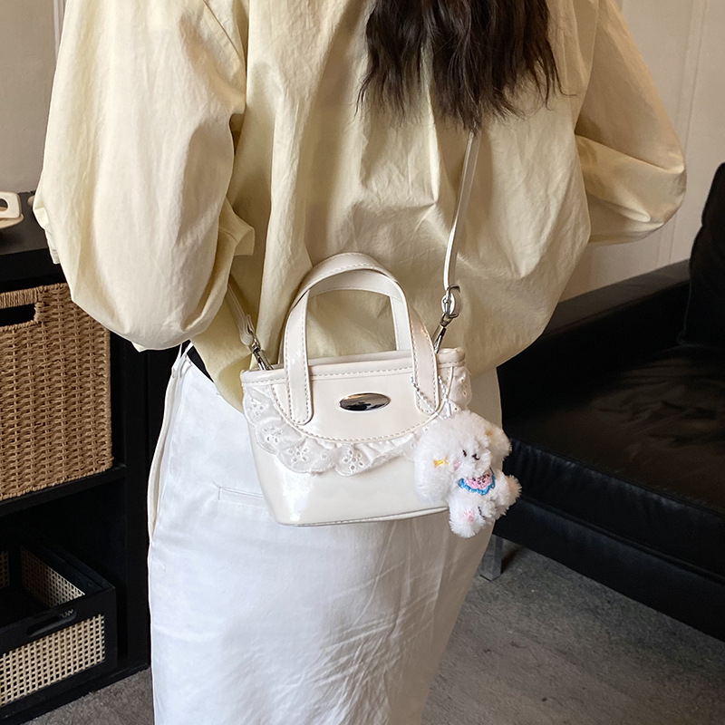 Coreana lindas bolsas de hombro para niños y niñas de encaje dulce bolsas de mano para bebés 2026 nuevas bolsas de accesorios para niños