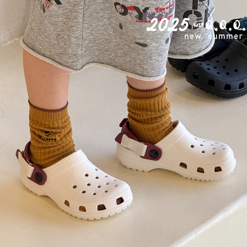 2025年夏の新型子供シンプル雲洞靴男女子供ソフト底カジュアルビーチ靴スリッパ|undefined