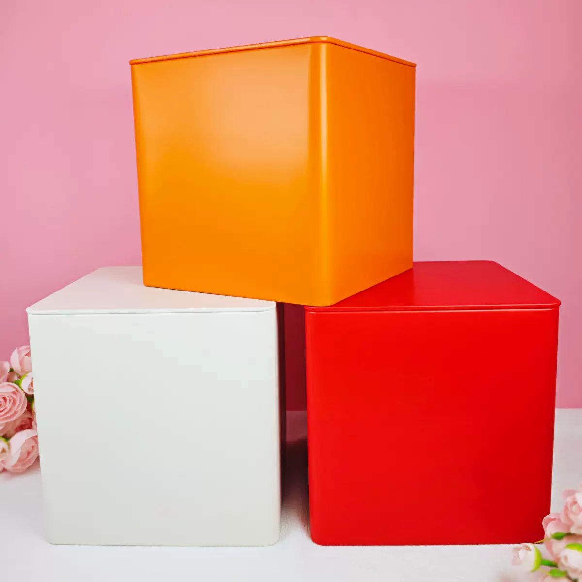 165正方形铁盒现货含内袋磨砂铁茶叶铁罐包装礼品包装盒咖啡铁罐