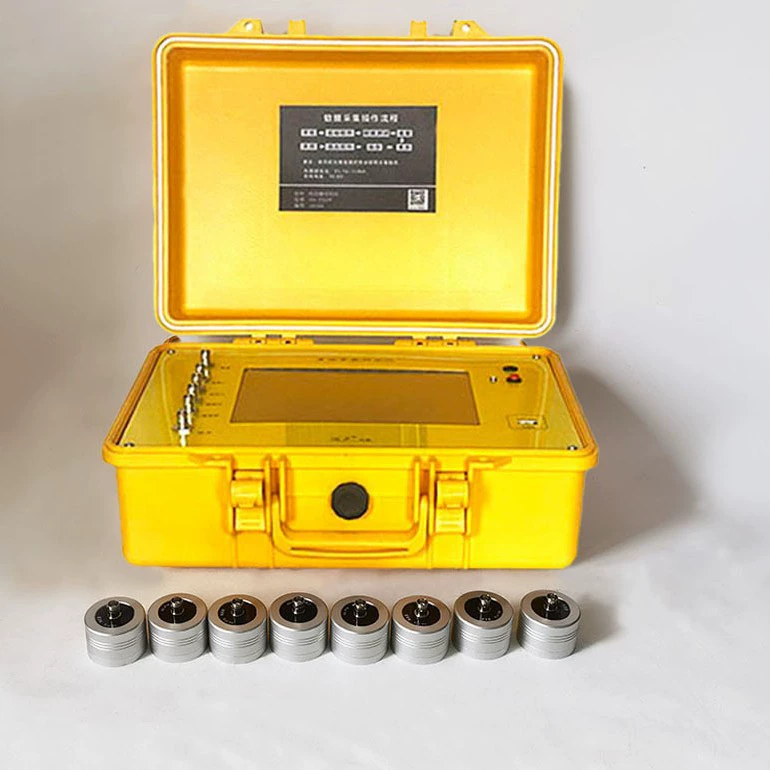 Ультразвуковой прибор для неразрушающего контроля бетона, однократный многоприемный прибор для записи полноволнового поезда