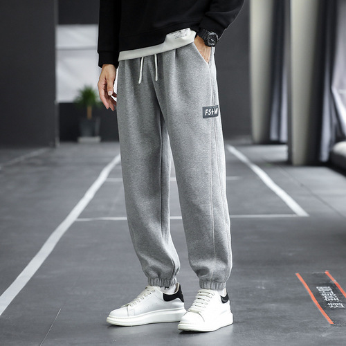 2025 Sports Pants for Men: Loose-Fit, Ankle-Tied Spring/Summer Sweatpants—Trendy Casual Long Pants for Autumn