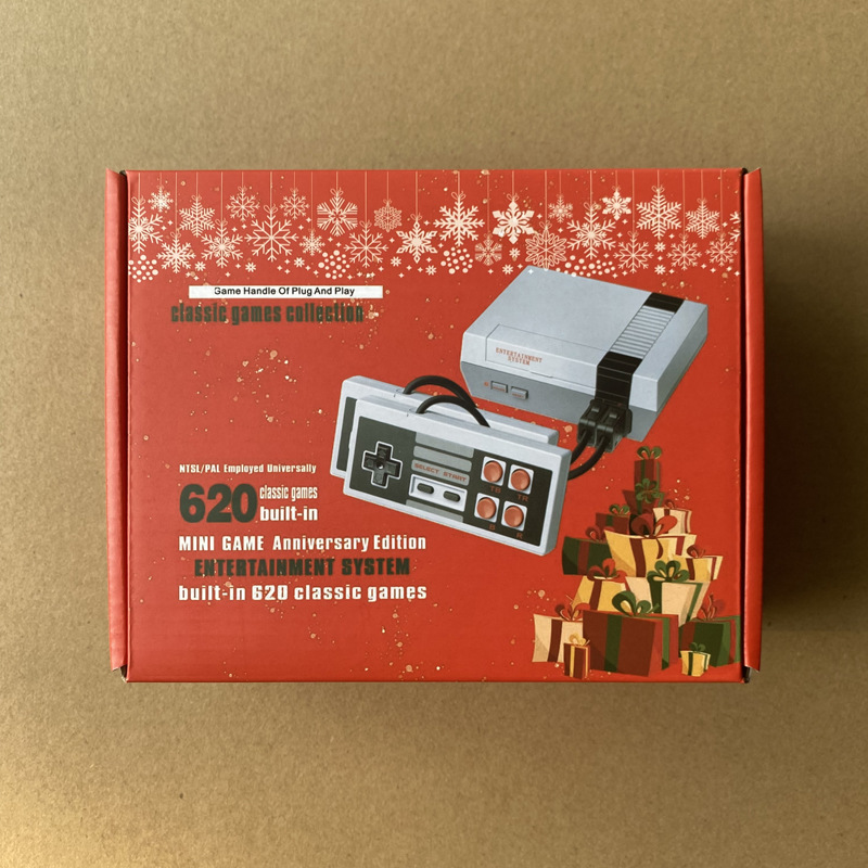 nes mini 620 new gift box TV game console NES game console nostalgic retro classic FC red and white machine