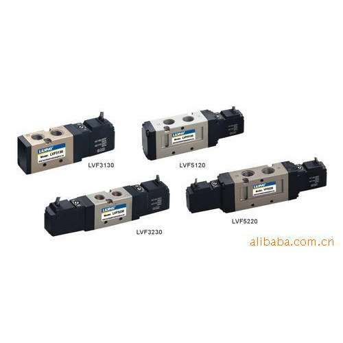 LVF3130二位五通内部先导单头双位置出线式气动电磁阀