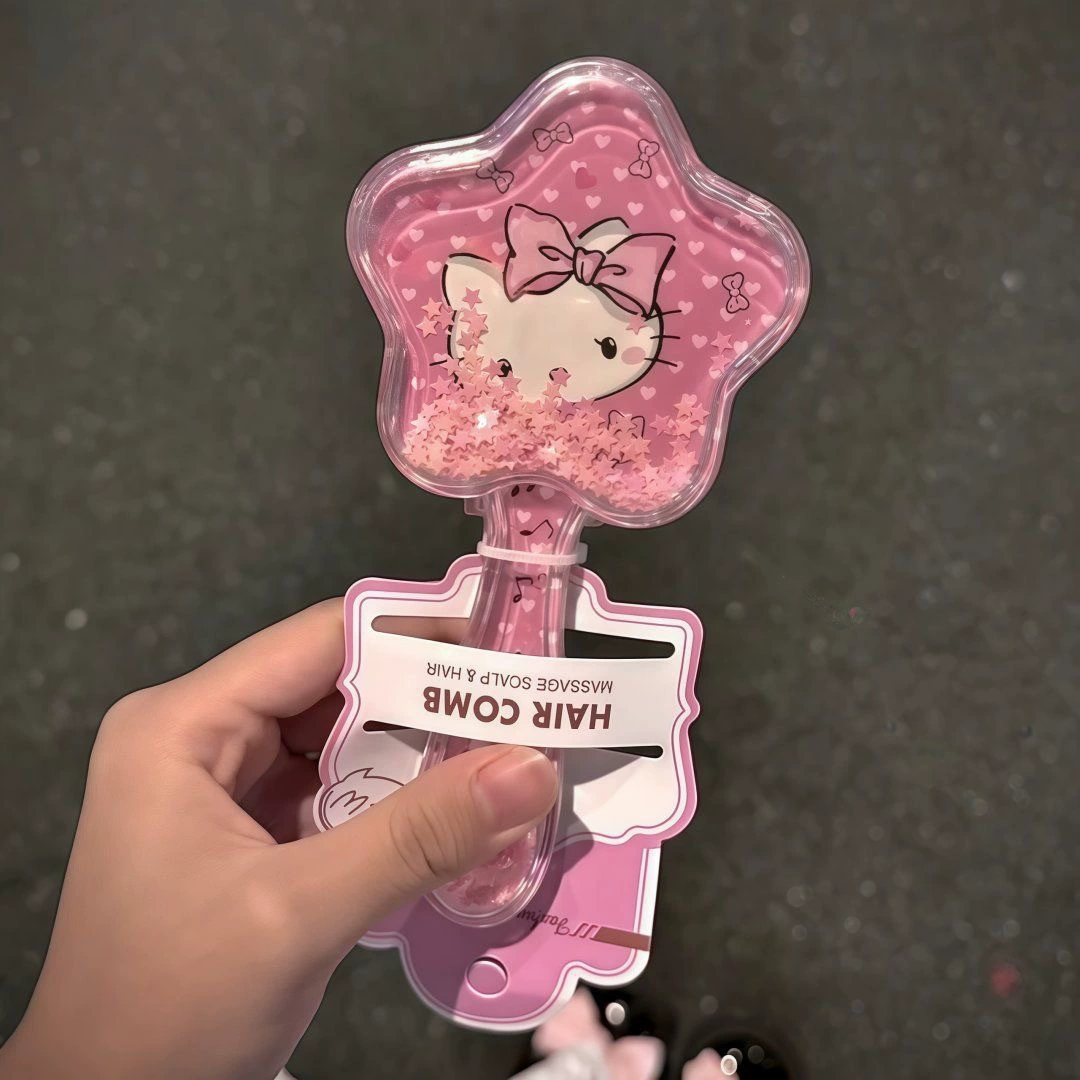 Hello Kitty, мультяшная милая массажер, мягкая подошва, кисть, воздушный мешок