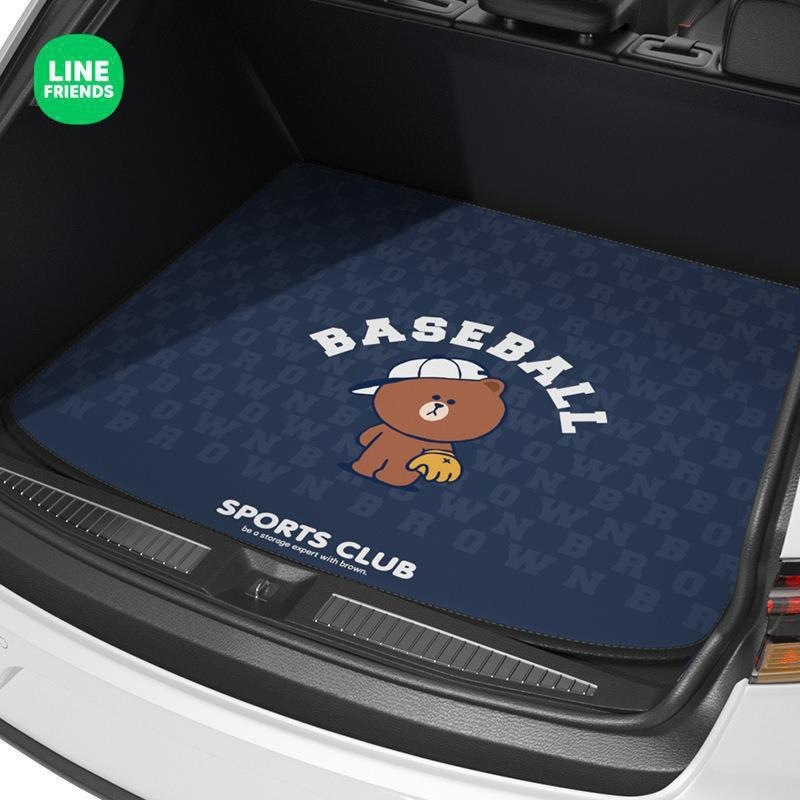 LINE FRIENDS自動車トランクマット専用トランクマット四季通用カードテールマット|undefined