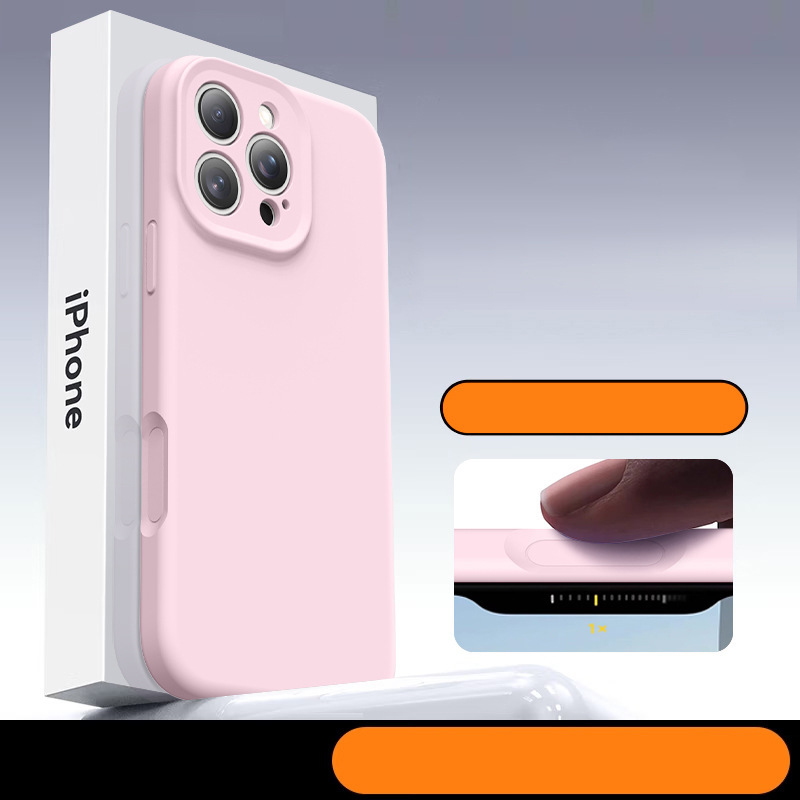 Nueva funda integrada con botón de cámara de silicona líquida, compatible con iPhone 14, iPhone 17, botón de cámara con IA, iPhone 15.
