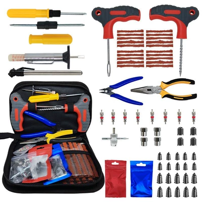 Cross-Border Wholesale Emergency Tire Repair Repair kit - 65-piece-tire-repair-kit