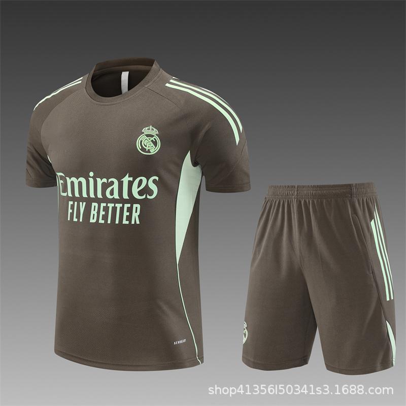 2627 temporada Barcelona Real Madrid Argentina Brasil España fútbol de manga corta trajes de entrenamiento para adultos equipo nacional
