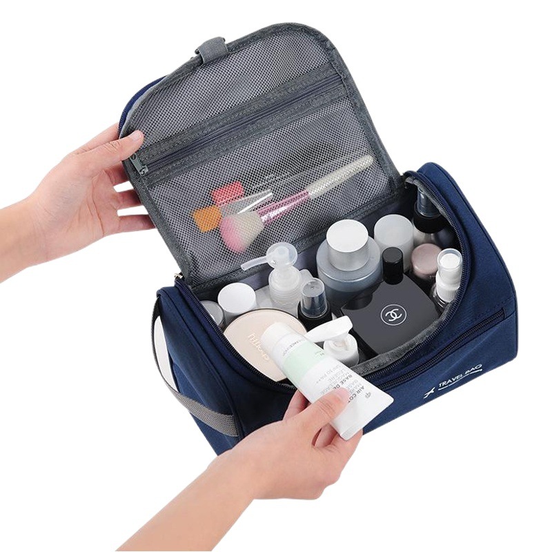 Bolsa de lavado de inodoro de viaje para hombres al aire libre impermeable almacenamiento de gran capacidad Bolsa de cosméticos para mujeres bolsa de baño almacenamiento