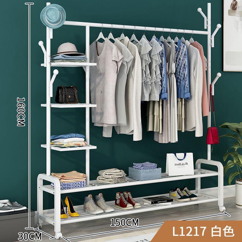 [다기능 수납 탈부착 가능] 길이 150CM 화이트