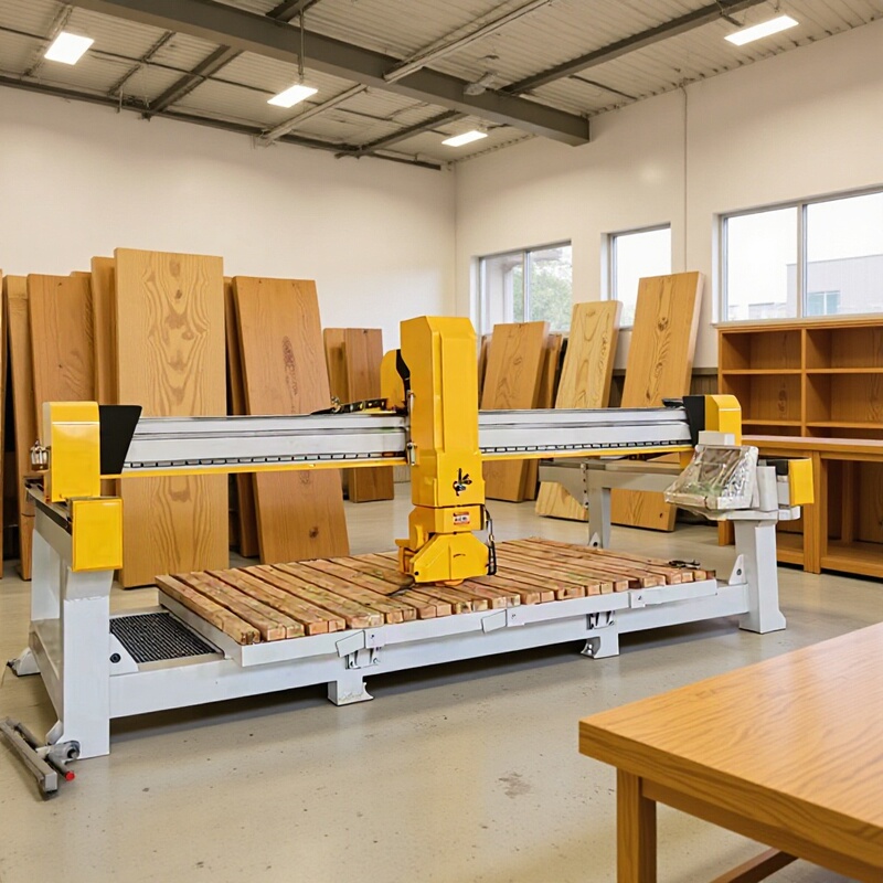 Hunan Infrared Integrated Bridge Saw Kitchen Countertop Cutting Machine Hole Saw Has Low Operating Costs and Operates Smoothly